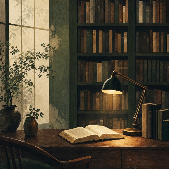 図書館の世界観を表すイラスト